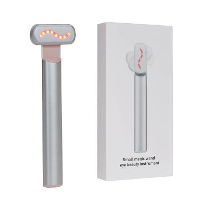 China Skin Tightening Facial Massager Multifunction Facial Wrinkle Remover Device Microcurrent Vibrating Eye Face Ems Massage Skincare Wand With Red Light Therapy for sale