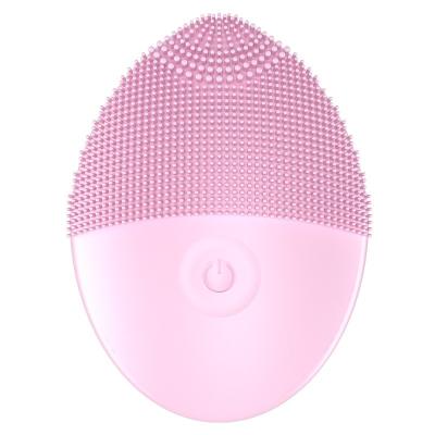 China DEEP CLEANSING Deep Cleansing Acne Treatment Soft Silicon Material Face Message Sonic Facial Cleansing Brush for sale