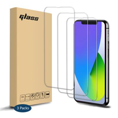 China Anti-scratch 3 Packs Online Sell High Quality 2.5D 0.33MM Tempered Glass Screen Protector For iPhone 11 Pro Max for sale