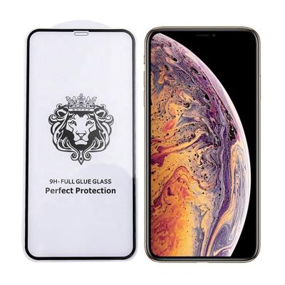 China Anti-scratch Screen Guard Full Glue 5D Tempered Glass Screen Protector 6.5 inch For iPhone XS Max for sale