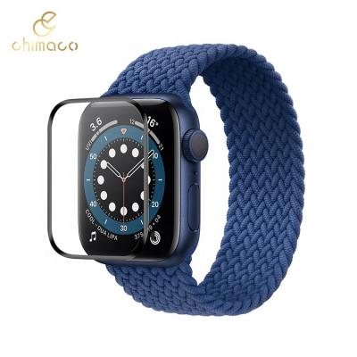 China 3D Smart Watch 40mm/44mm Tempered Glass Screen Protector For Apple Watch 4/5/6/SE Glass for sale