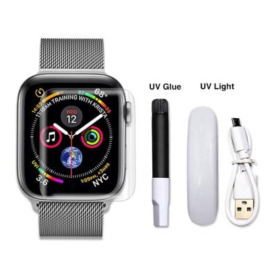 China Mobile Phone Scratch Guard UV Glue Screen Protector For Apple Watch 40MM 44MM for sale