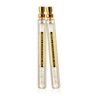 China 24k Gold Anti Aging Face Smoothing Hyaluronic Serum New Moisturize Collagen Skin Care Comfortable Active Silk Thread Facial Massager for sale