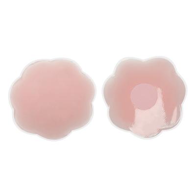 China Good Soft Thin Reusable Washable Sticky Matte Nipple Covers Silicone Adhesive for sale