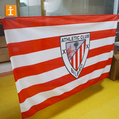 China 48h Delivery 3X5 Hanging Customized Logo Printing Flags , Promotional Advertise Flag for sale