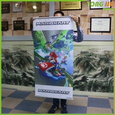 China Custom Hang Decoration Premium Quality Hanging Scrolls, Wall Scroll Poster With Hooks for sale