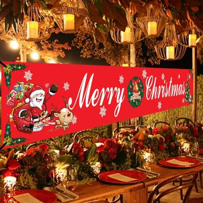 China Wholesale Waterproof+Eco-friendly Merry Christmas Banner Large For Indoor Outdoor Christmas Party Decoration From Factory for sale