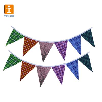 China Custom Pennant String Pennant Flags / Christmas Festival String Flags for sale