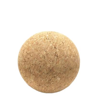 China Natural Cork Ball Manufacturer Cheap Practicing Fitness Cork Solid With Logo Yoga for sale