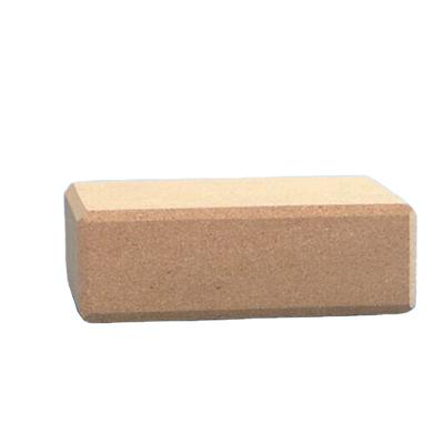 China High Density Cork Eco Non-Slip Beginner Exercises Dance Fitness Cork Brick Yoga Block for sale