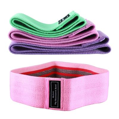 China 3 Pcs Silk Fitness Latex New Product Elastic Non-slip Custom Training With Logo Yoga Resistant Bands for sale