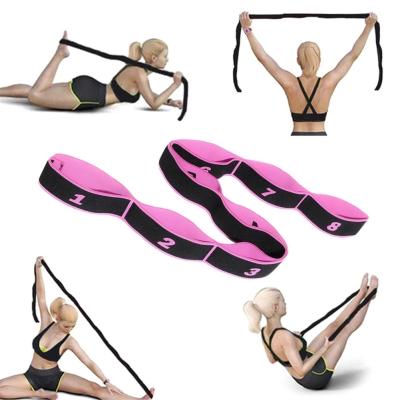 China Professional Home Exercise Gym Adult Latin Training Bands Multifunctional Pilates Yoga Stretch Resistance Bands Fitness Elastic Band for sale