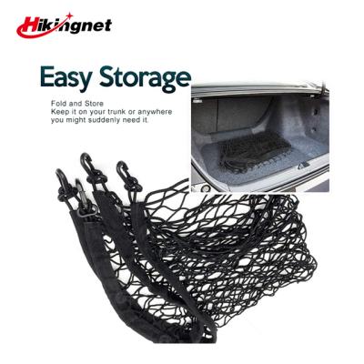 China Hot Selling 2021 Cargo Car SUV Truck Pickup Elastic Luggage Net With Strong Metal Hooks for sale