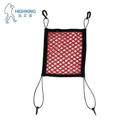 China Car Side Seat 2 Layer Car Net Organizers Between Front Seats for sale