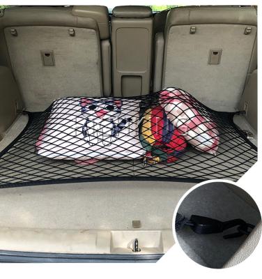 China Universal Rear Cargo Cover Car Trunk Cargo Organizer Storage Elastic Net for sale