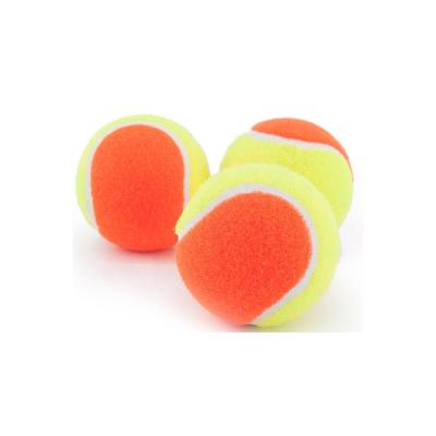 China OEM Eco-friendly Cheap Soft Custom Durable Beach Puffy Tennis Ball Great For Dog Or Kids Playing ITF Approved for sale