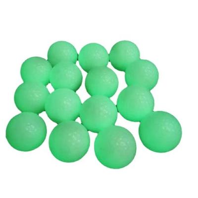 China Rubber + Surlyn 392 Luminous Golf Balls Dimple 2 Piece Range Golf Ball 2 Layer Range Golf Ball for sale