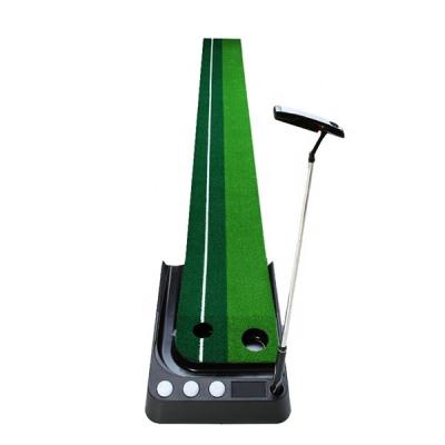 China High Quality Portable Indoor Golf Putter Cover Golf Putter Trainer Ball Auto Return Fairway Trainer for sale