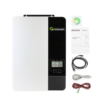 China GROWATT 48V DC SPF 5000 ES Growatt Solar Inverter Growatt Hybrid Off Grid Inverter for sale