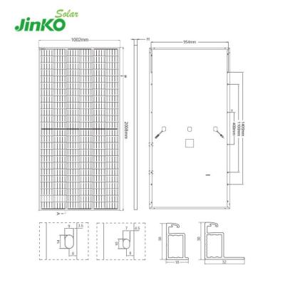 China 390W 405Wp 400watts 410watt Solar Panel Jinko PERC For Home Solar Power System for sale