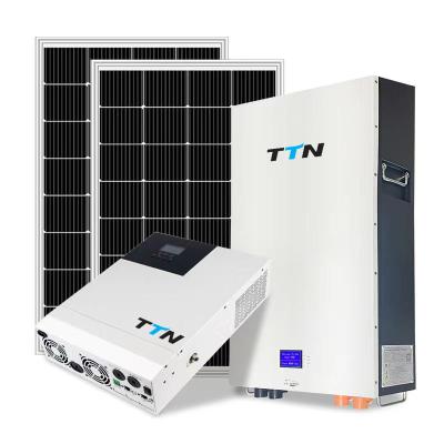 China 5000w 5kva Complete Home Mini Solar System Off Grid 5 Kilowatts for sale