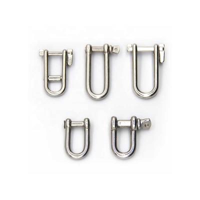 China Heavy Industry Customize All Kinds Of Forging Parts Stainless Steel Wholesale Shackle For Board for sale