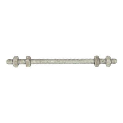 China Line Hardware Pole Forged Double Bolt Arming Galvanized For Line Hardware Pole for sale