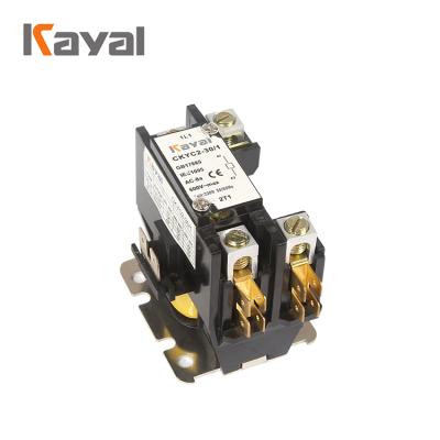 China Sliver copper contactor switch for air conditioner 65a CJX9 DP conatctor 1P 2P 3P 4P for sale