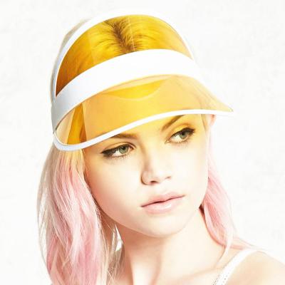 China Colorful Plastic UV Dobby Protection Summer Sun Visor Hat Sport Hat for sale