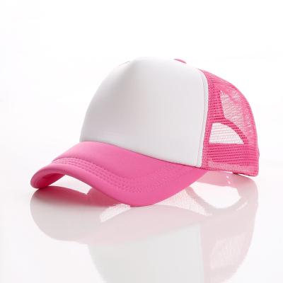 China breathable & Waterproof Summer Polyester Unisex Casual Advertising Caps Custom Logo Trucker Hat Printing for sale