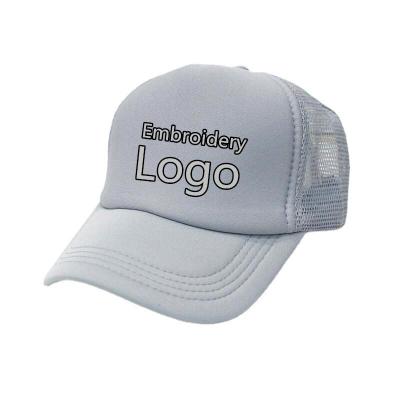 China breathable & OEM ODM Logo Embroidery Waterproof Custom Trucker Caps Summer Foam Sun Hat For Adult for sale