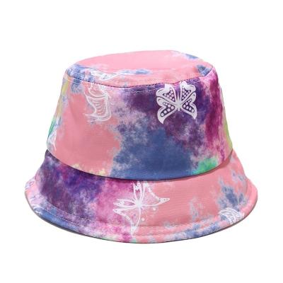 China Picture Fashion Summer Women Printed Floppy Bucket Hats Fisherman Hats for sale