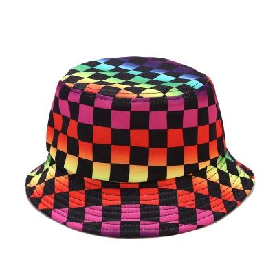 China Picture Verified New Summer Adult Casual Foldable Bucket Hat Cotton Fisherman Panama Hats for sale