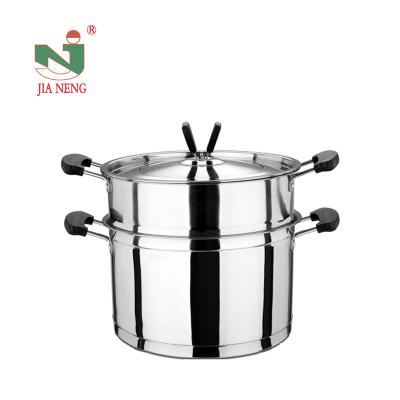 China Sustainable High Quality Steamers And Cooking Pot And Steaming Pot Stainless Steel Cooking Pot for sale