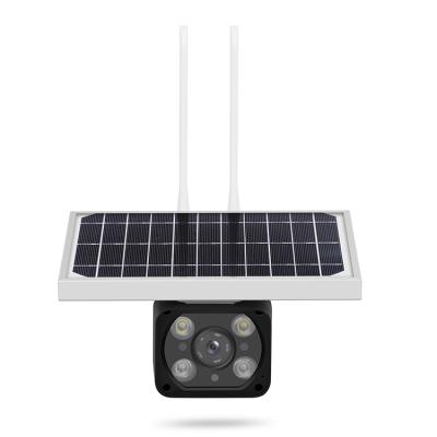 China NIGHT VISION China Suppliers 1080P Solar Panel Low Power Rechargeable Battery Built-in WIFI PIR Detection Security CCTV Bullet Camera for sale