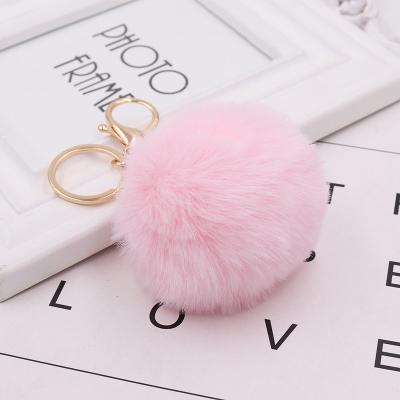 China Elegant Women's Bag Plush Key Chain Tassel Key Chain High Quality Sellers Car Girl Hanging Key Chain for sale