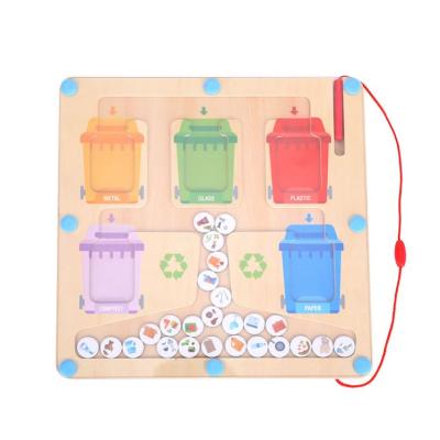 China 2021 New Colorful/Safe/Environmental Wooden Toys Reusing Maze Kids Educational Toys For Children for sale