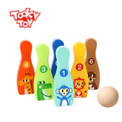 China 2021 New Creative Kids Games Colorful/Safe/Environmental Rolling Wooden Game Toy For Kid for sale