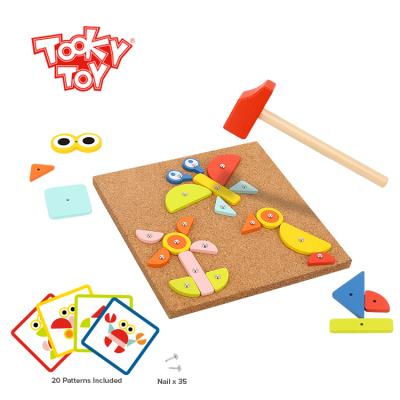 China 2021 New Creative Colorful/Safe/Environmental Kids Games Tap Tap Gmae Wooden Toy For Children for sale