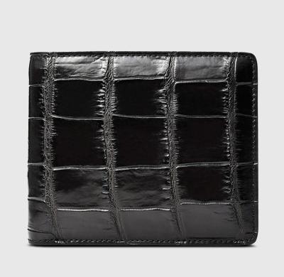 China fashion designer luxury crocodile skin shorts wallet for men, china wallet factory for sale