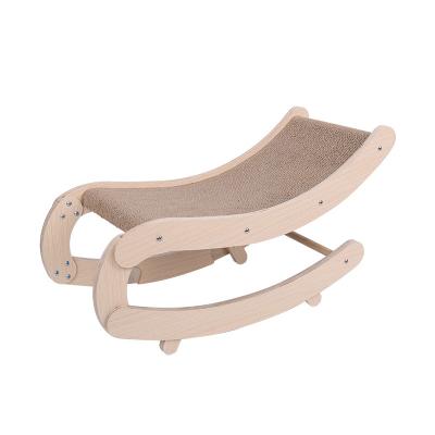 China Sustainable Cat Scratching Cardboard Lounge Bed Round Scratch For Small Large Meddium Cat Toys Scratcher for sale