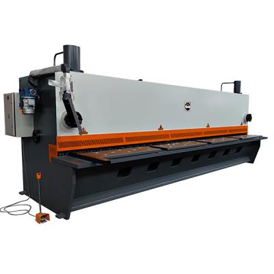 China Europäische neue Design Cnc Guillotine Scheren Maschine mit automatischen Abstand 10x6000mm einstellen zu verkaufen