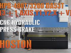 Good Performance of Hoston Hydraulic Press Brake HPB-400T/3200 with DA53T Controller