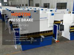 Super Scene！Hoston 45 sets of 4+1 Hydraulic CNC Press Brake with ESA630 Controller