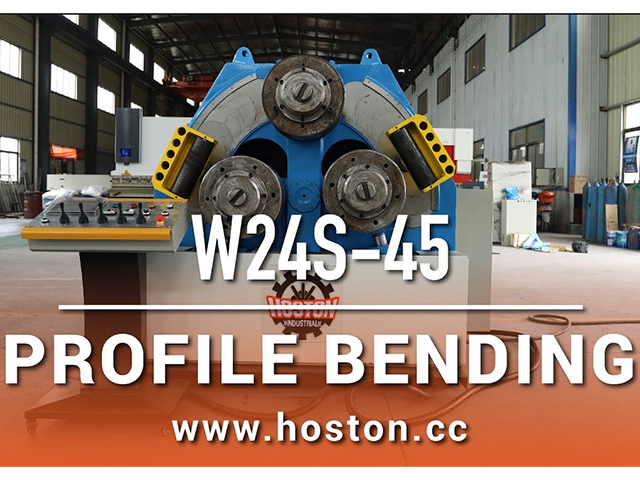 W24S Full Hydraulics Aluminum Profile Bending Machine Profile Bender