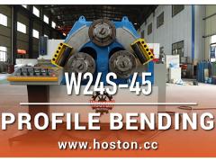 W24S Full Hydraulics Aluminum Profile Bending Machine Profile Bender