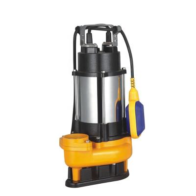 China Drinking Water Treatment 1hp 2inch Stainless Steel Electric Sewage Submersible Water Pump With Cutter Well Pumps for sale