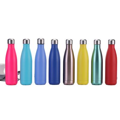 China Wholesale Viable Double Layer 304 Stainless Steel Vacuum Flask Sports Bottle Gift Coke Mug for sale