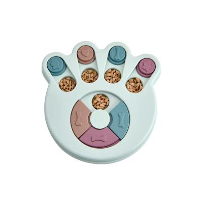 China 2021 New Dog's Automatic Toy Gourmet Carousel Pet Toy Dog Food Anti-Clogging Interactive Slow Food Dog Bowl for sale