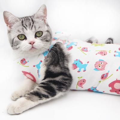 China Stocked 2022 New Courier-Operation Cat Surgical Gown Puppy Dog Anti-bite Weaning Clothes Pet Anti-lick Clothes for sale